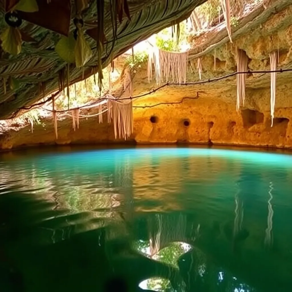 Restaurante Cenote Y Gruta De Mani-chan (el Cenote Mas Caliente De Yucatan) Homún, Yucatán
